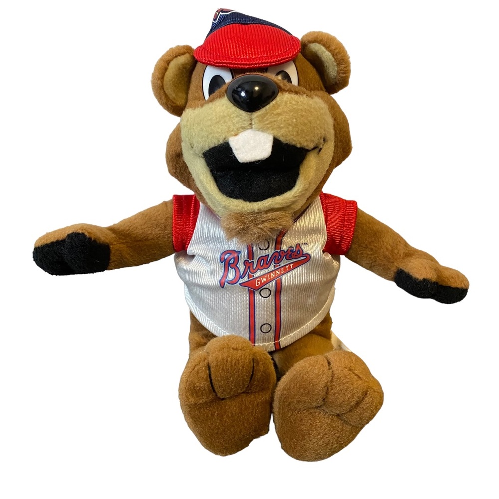 Gwinnett Braves Chopper Groundhog Mascot Plush Minor League Baseball MiLB 9.5"